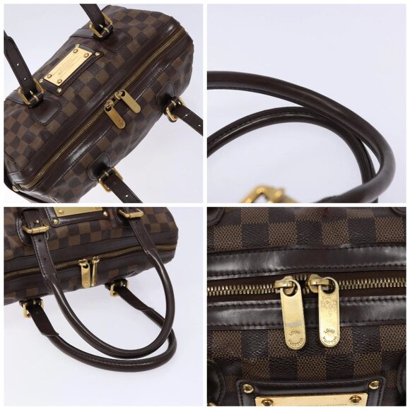 LOUIS VUITTON Damier Ebene Berkeley Hand Bag N52000 LV Auth 134725 - Picture 16 of 16